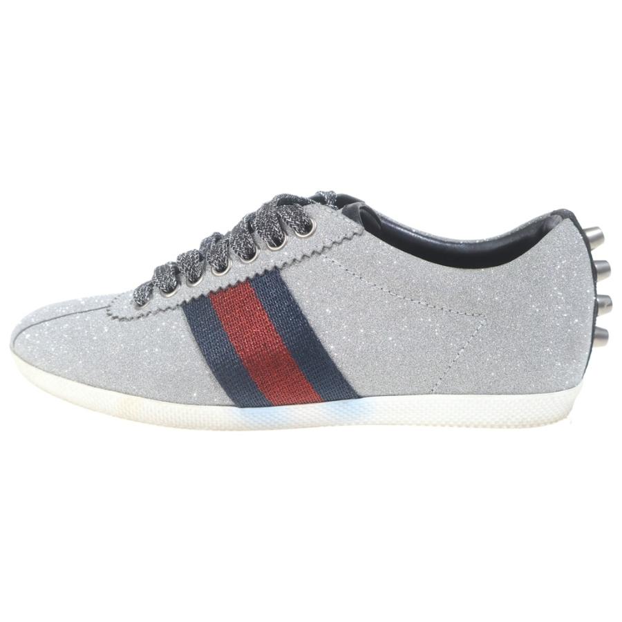 GUCCI（グッチ） シェリーライン グリッタ- スタッズ ローカット
