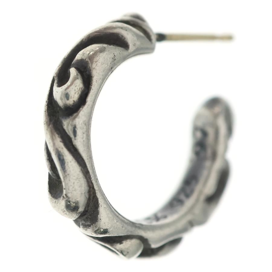 CHROME HEARTS（クロムハーツ） HOOP SCROOL スクロール フープピアス 
