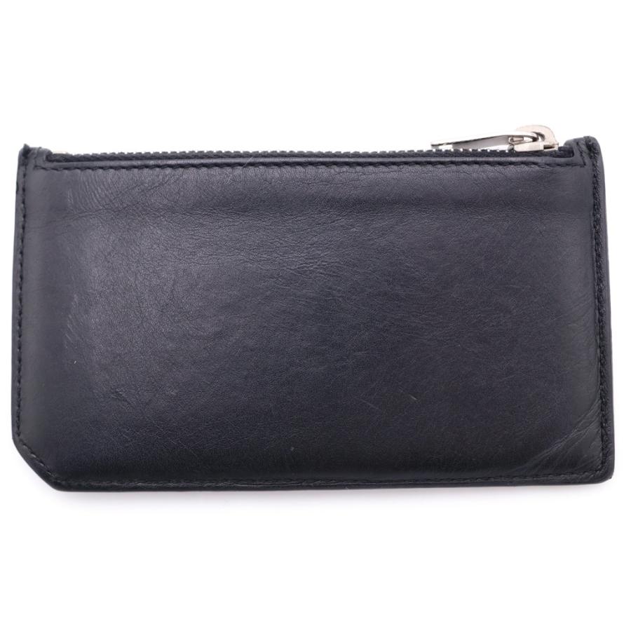 SAINT LAURENT PARIS サンローランパリ スカルパイナップル総柄 レザーカードケース ブラック 458593 SAINT LAURENT PARIS サンローランパリ スカルパイナップル総柄 レザー