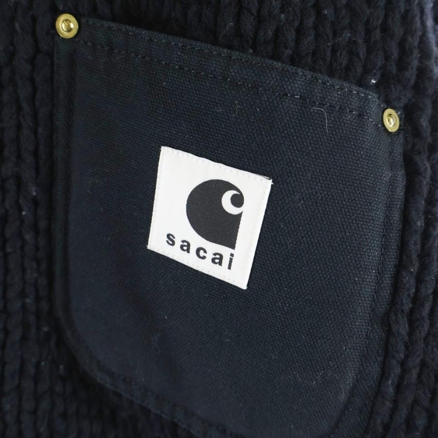 sacai（サカイ） ×CARHARTT WIP CANVAS × MA-1 JACKET カーハート