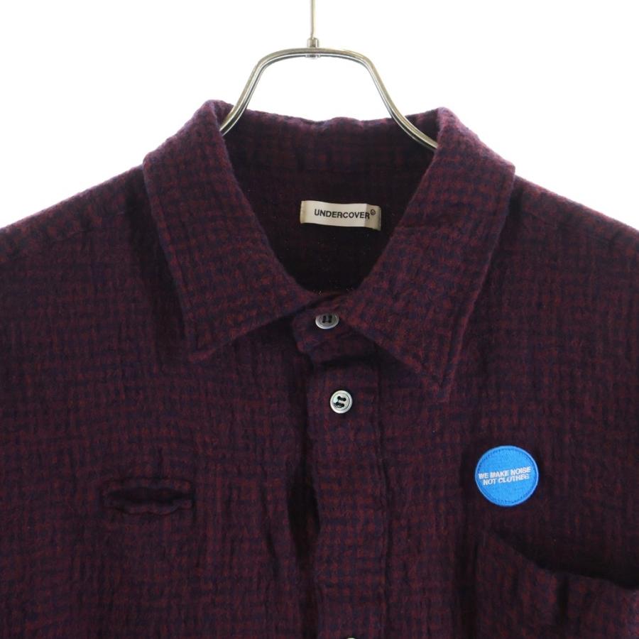 UNDERCOVER（アンダーカバー） 25AW チェック柄ウール長袖シャツ