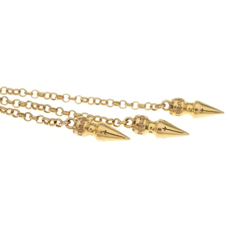 CHROME HEARTS（クロムハーツ） 22K CHAIN SPIKE DROP 3LEF チェーン
