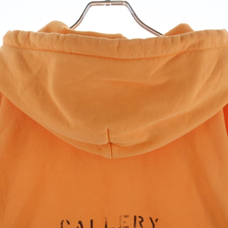 GALLERY DEPT. ギャラリーデプト LOGO HOODIE フロントロゴプリント プルオーバースウェットパーカー オレンジ GALLERY DEPT. ギャラリーデプト LOGO HOODIE フロントロゴプリント