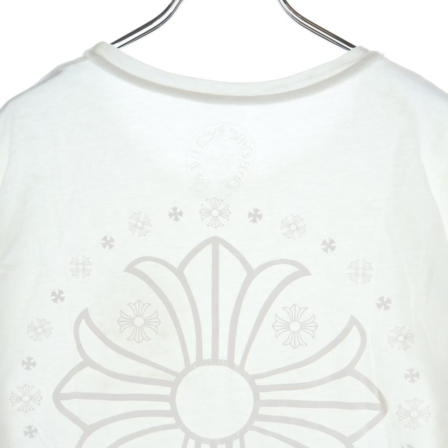 CHROME HEARTS CHプラスサークルプリント VネックTシャツ CHROME HEARTS（クロムハーツ） CH PLUS T-SHRT CHプラス バック