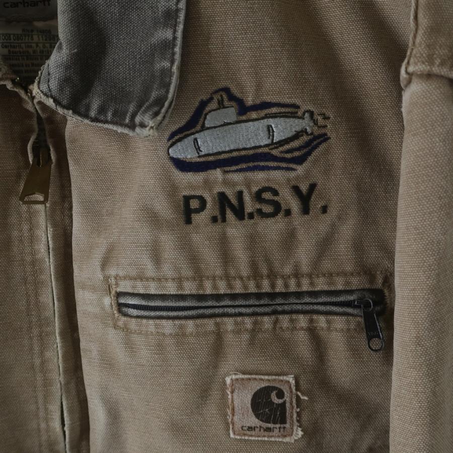 Carhartt（カーハート） 00s 裏地ブランケット ロゴ刺繍 デトロイト