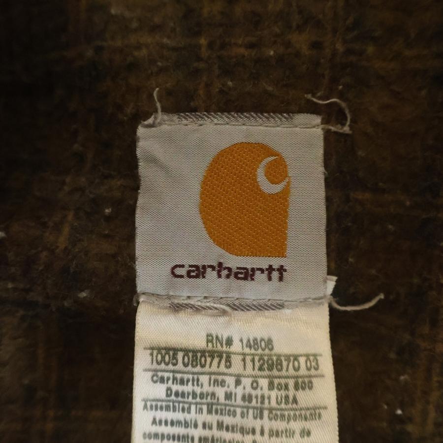 Carhartt（カーハート） 00s 裏地ブランケット ロゴ刺繍 デトロイト