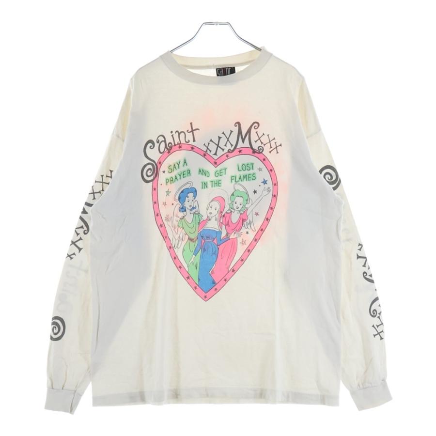SAINT MICHAEL セントマイケル 24SS LS TEE PINK HEART ピンクハート