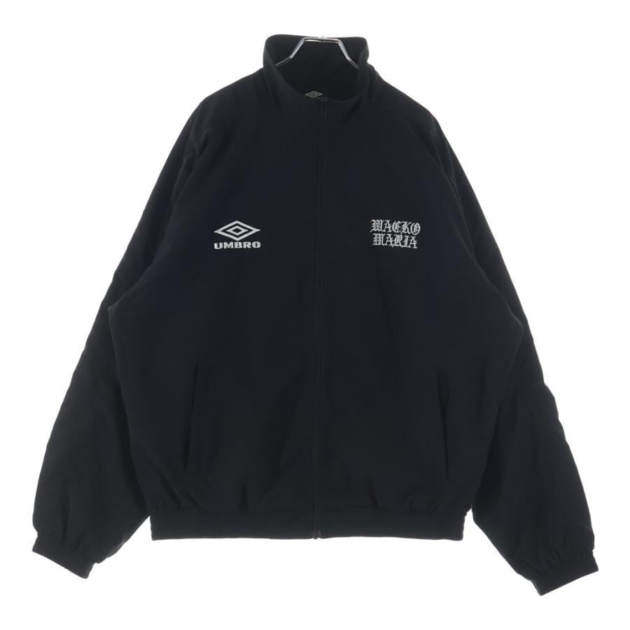 WACKO MARIA 26ss UMBRO TRACK JACKET BLACK サイズS 26SS-WMO-UB01 WACKO MARIA（ワコマリア） 26SS ×UMBRO TRACK JACKET TYPE1 アンブロ