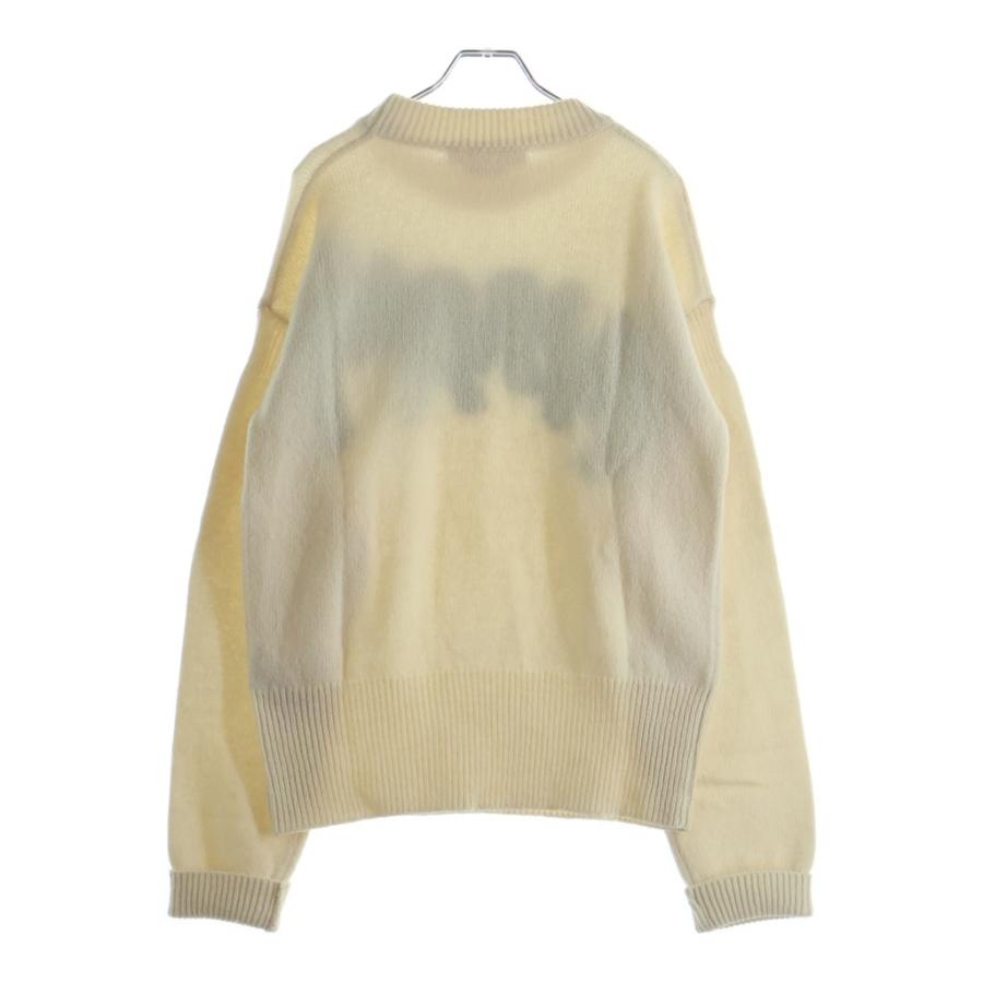 MARNI マルニ 22AW シェットランド フロント刺繍 クルーネック長袖ニット ベージュ GCMG0262Q0 MARNI（マルニ） 22AW シェットランド フロント刺繍 クルーネック長袖