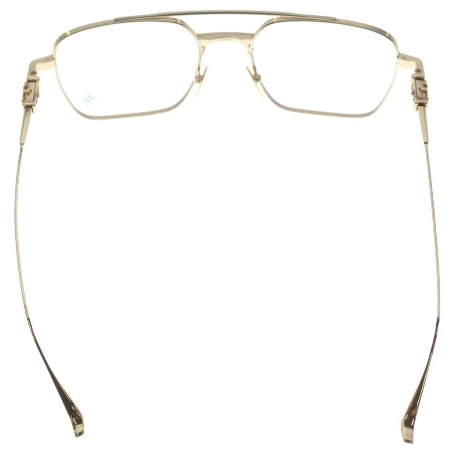 Chrome Hearts サングラス ブラウン クロスモチーフ CHROME HEARTS（クロムハーツ） サイドCHクロスクロスモチーフ