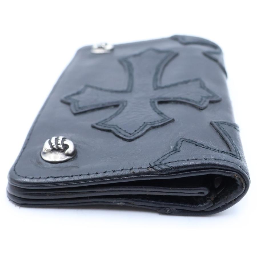 CHROME HEARTS クロムハーツ クロスパッチ ラウンドファスナー 財布 CHROME HEARTS（クロムハーツ） 1ZIP CROSS PATCH 1ジップ クロス