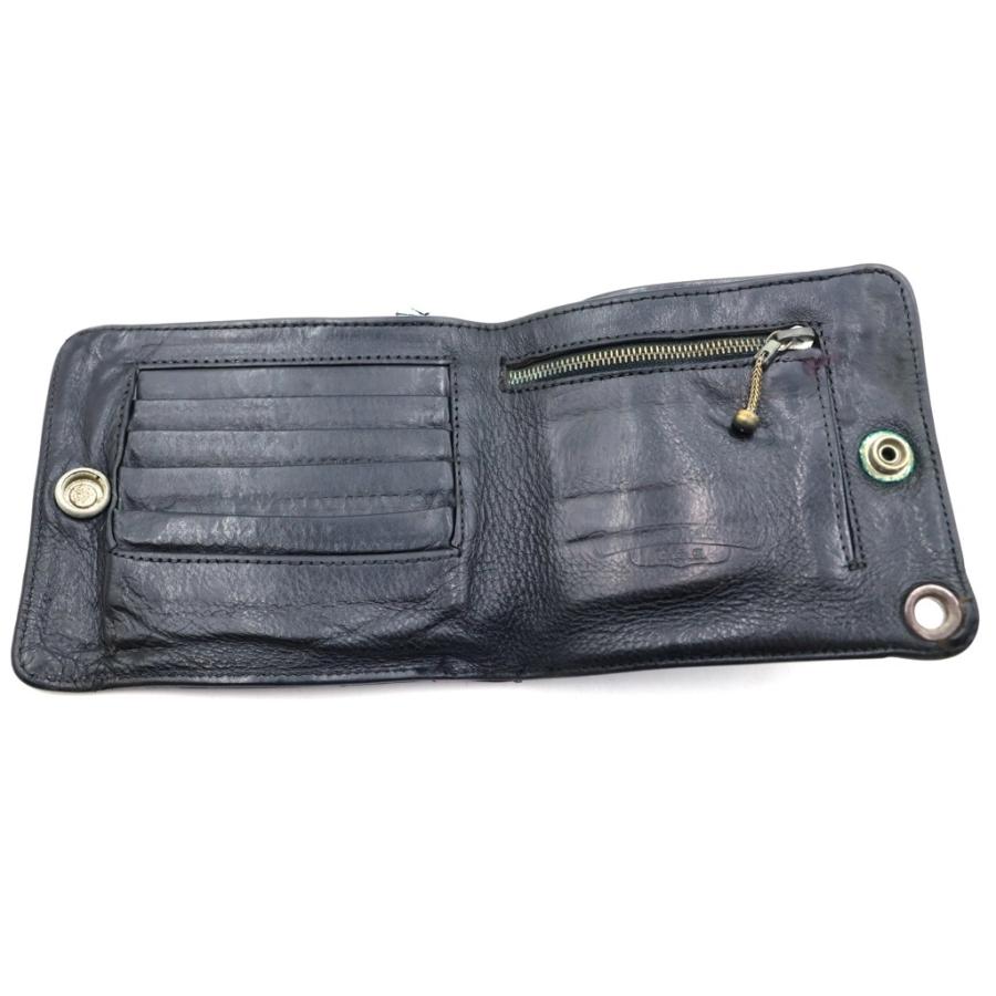 Chrome Hearts 1SNAP ワンスナップ　ウォレット 二つ折り財布 CHROME HEARTS（クロムハーツ） 1SNAP 1スナップ クロスボタンレザー
