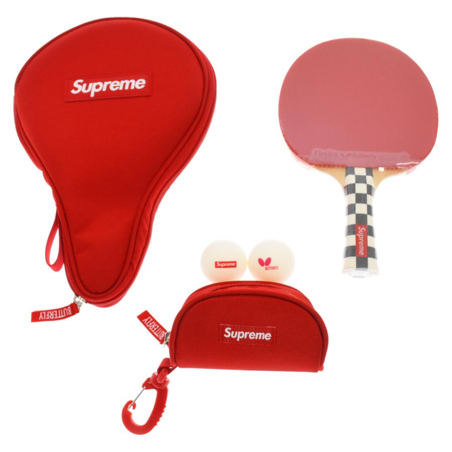 SUPREME シュプリーム 19AW Butterfly Table Tennis Racket Set 卓球ラケット ボールセット レッド