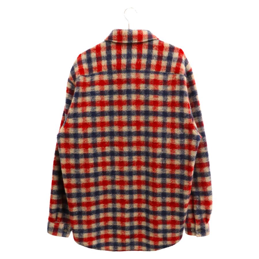 GUCCI グッチ マッシュルーム刺繍 ウール 長袖シャツ 636405 GUCCI グッチ マッシュルーム刺繍 ウール 長袖シャツ 636405