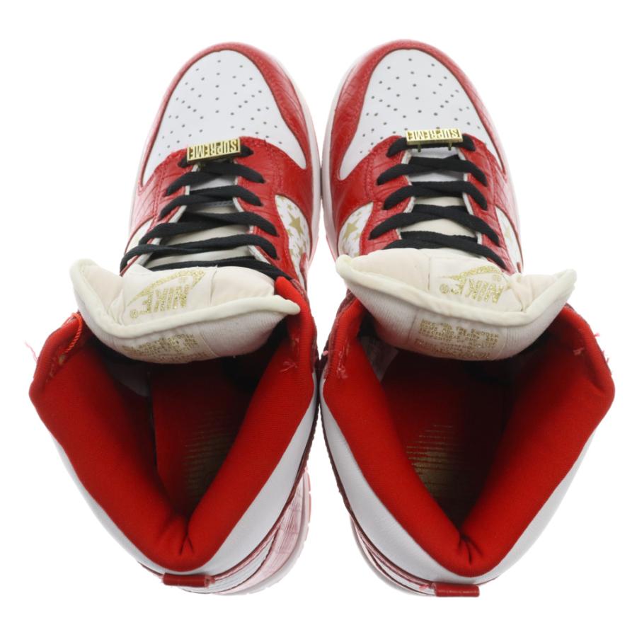 シュプリーム ナイキ ダンク ハイ プロ エスビー レッド スターズ 28cm