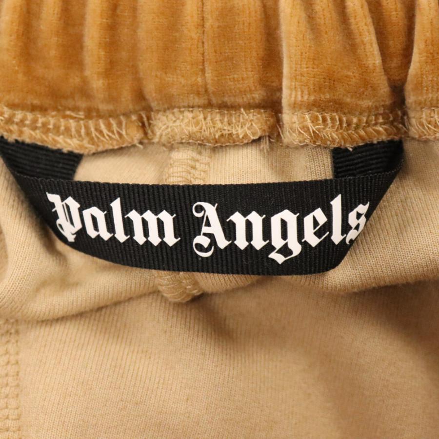 Palm Angels パームエンジェルス Velvet Track Pants ロゴ刺繍 ベロア 
