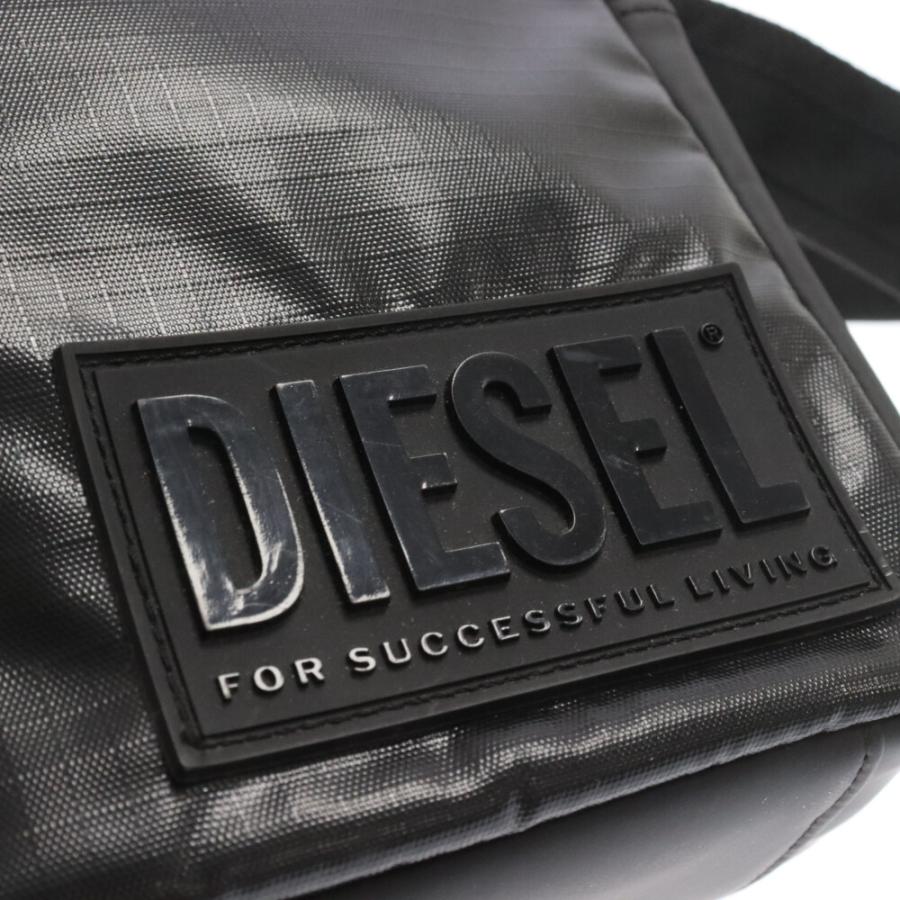 DIESEL（ディーゼル） ナイロンロゴショルダーバッグ ブラック X08152
