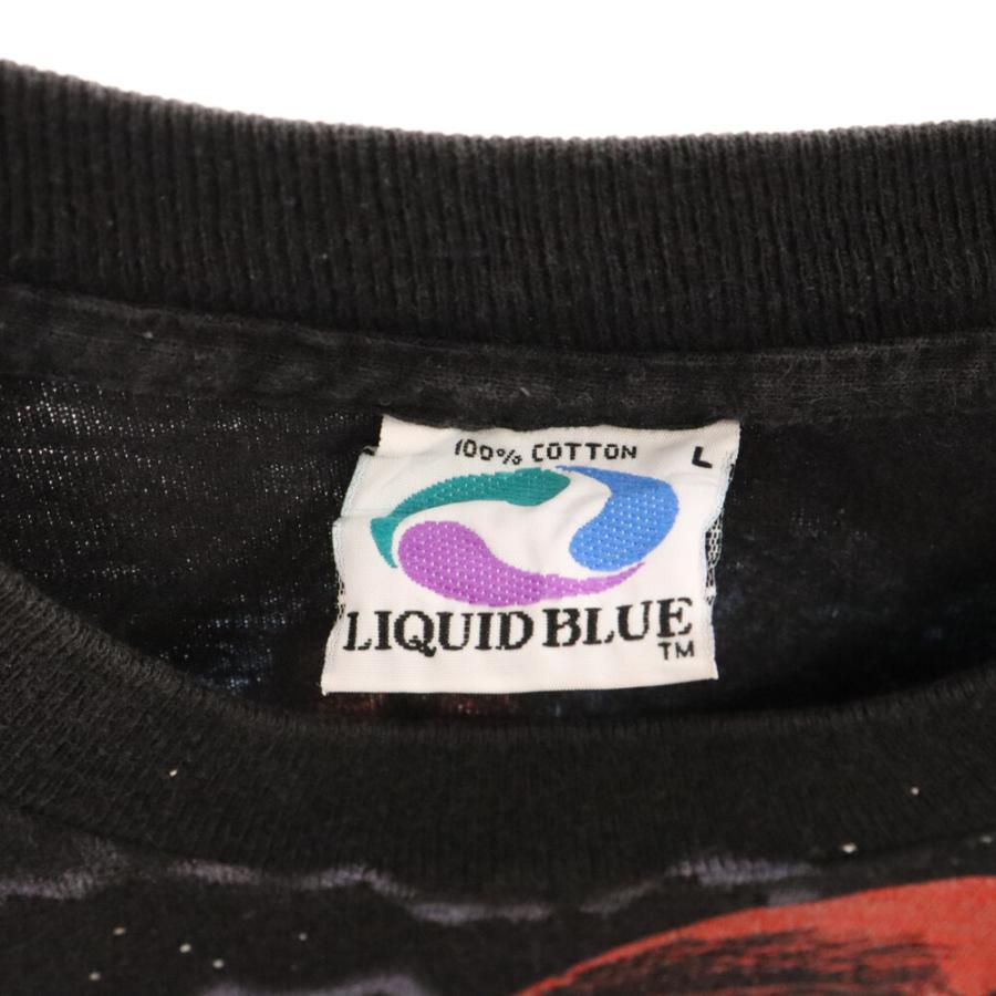 90s LIQUID BLUE 両面プリント L ※ジャンク品 詳細確認ください VINTAGE ヴィンテージ 90s LIQUID BLUE リキッドブルー ドラゴン