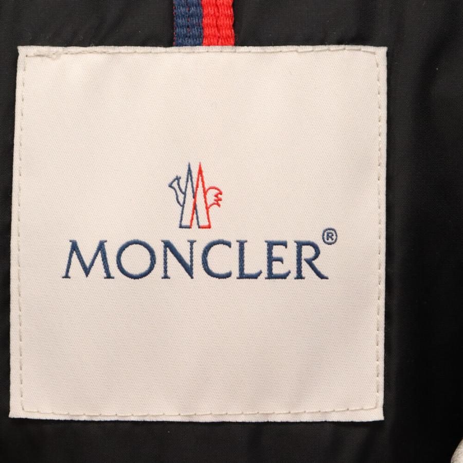 MONCLER モンクレール 18AW モンクラー ロゴ刺繍ナイロンフーデットダウンジャケット ダウンパーカーブラック｜shopbring｜05