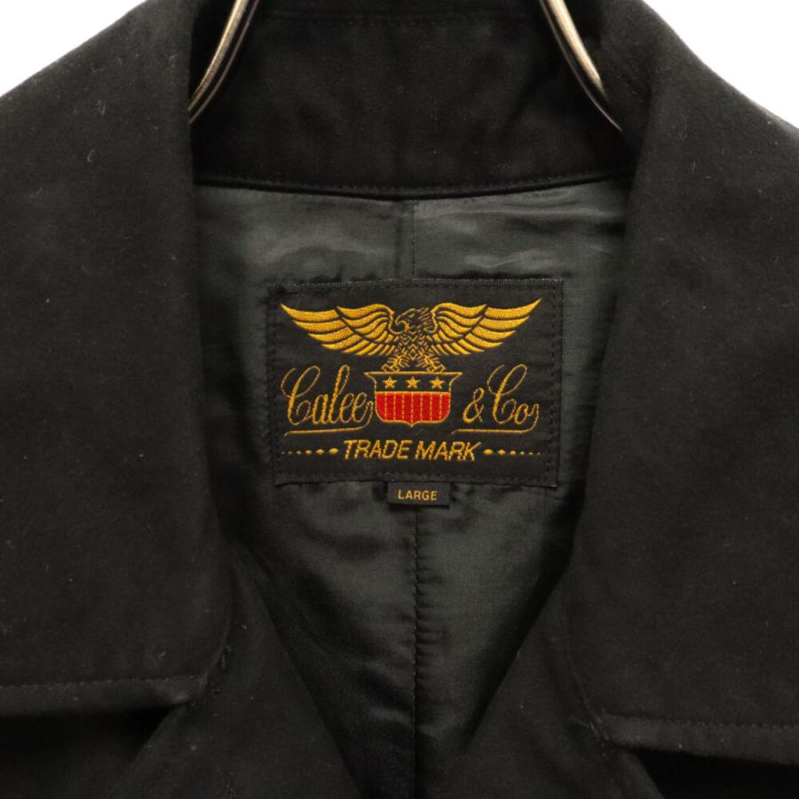 CALEE（キャリー） TRADE MARK COTTON JACKET トレードマーク ボタン 