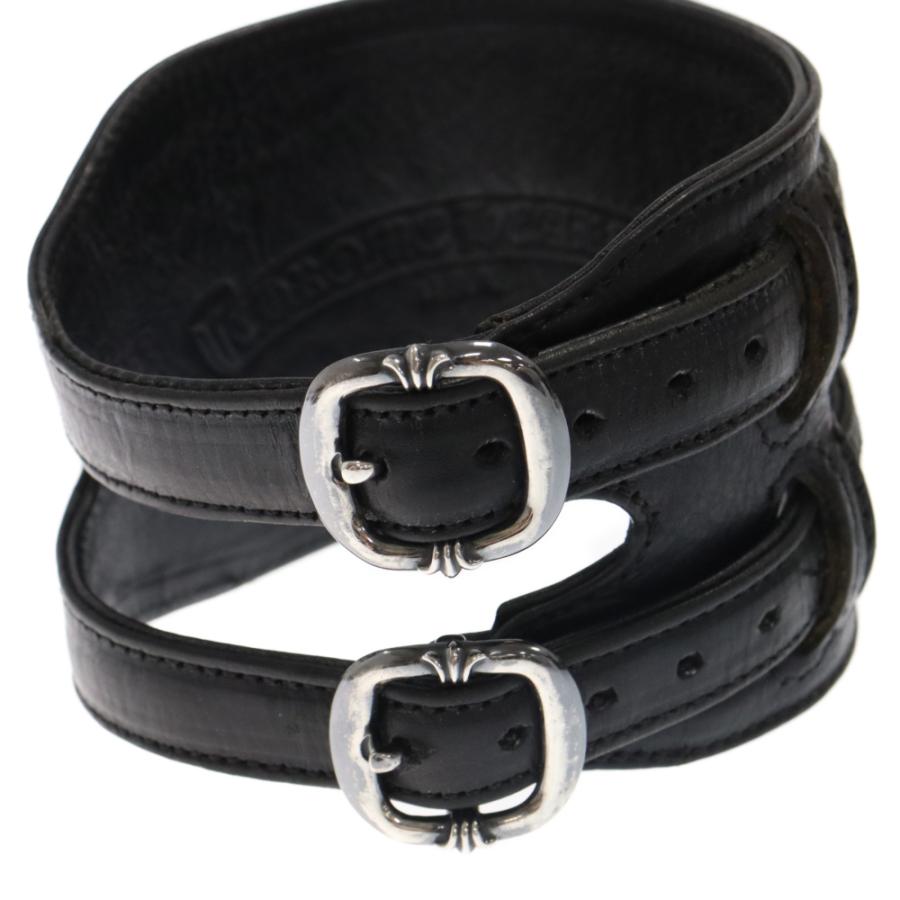 CHROME HEARTS クロムハーツ DOUBLE RR/ダブルロックンロール レザー  