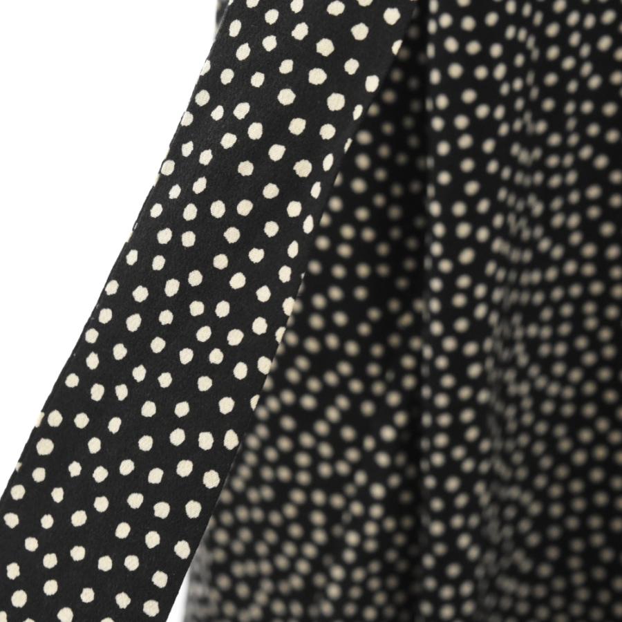 SAINT LAURENT PARIS サンローランパリ シルク ドット フリル SAINT LAURENT PARIS サンローランパリ シルク ドット フリル