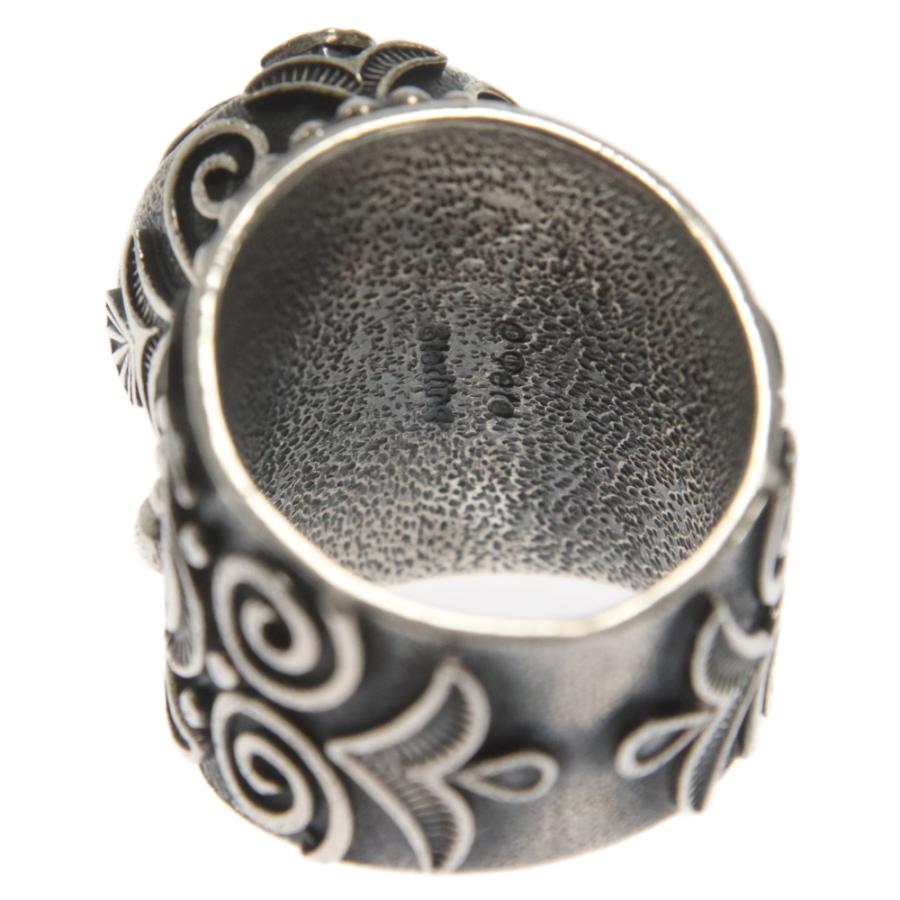 VINTAGE ヴィンテージ SUGAR SKULL RING by Curtis Pete ナバホ VINTAGE ヴィンテージ SUGAR SKULL RING by Curtis Pete ナバホ