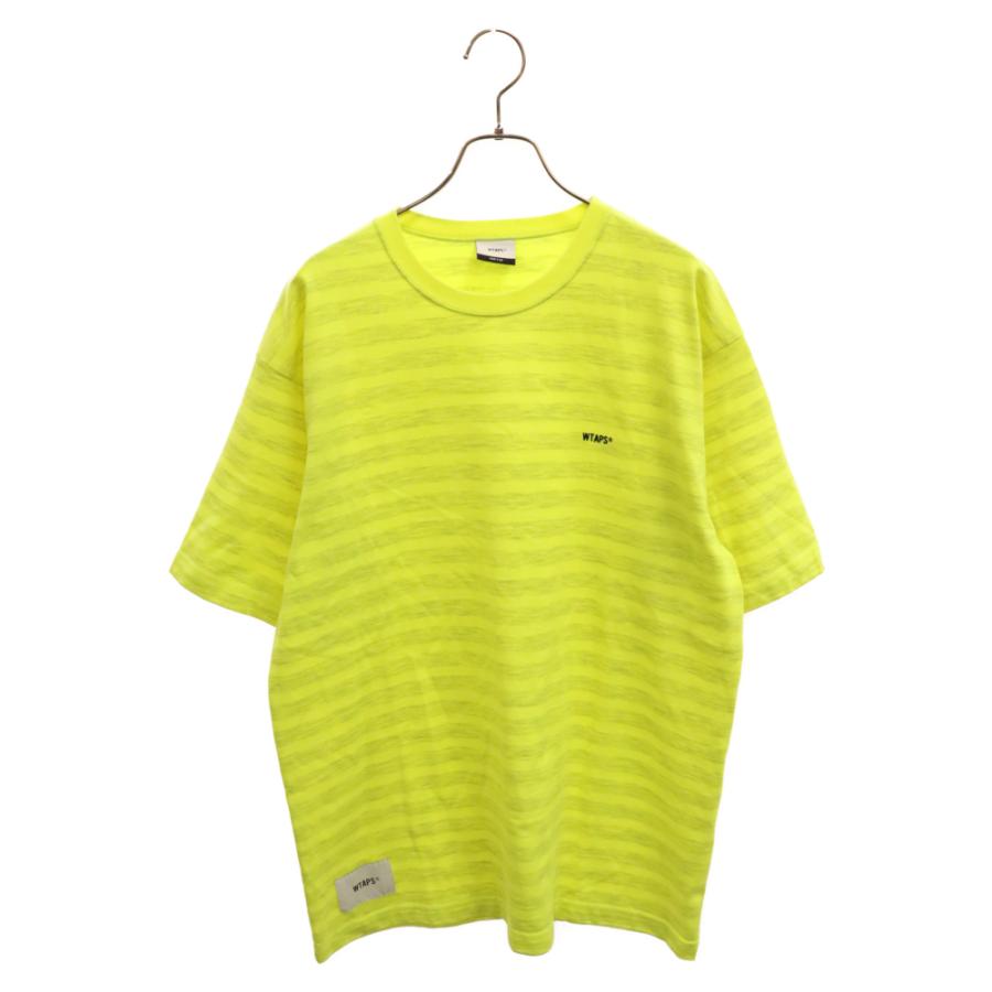 WTAPS ダブルタップス 19SS VASQUE 191ATDT-CSM11 ロゴ刺繍 ボーダー 