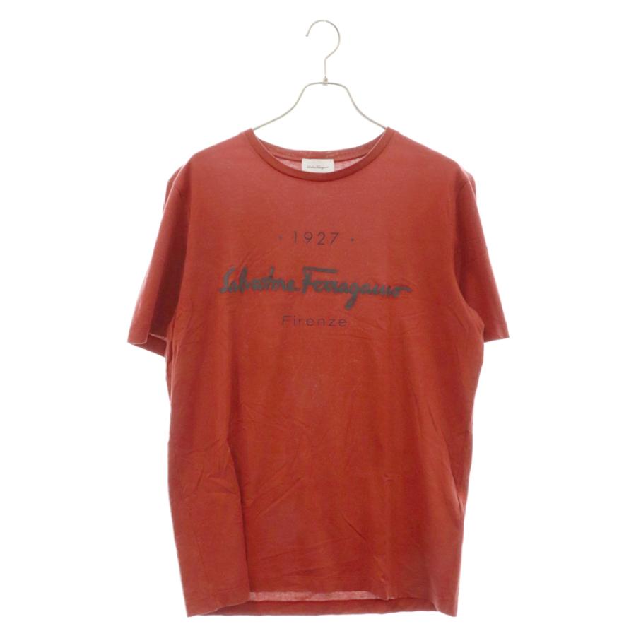 Salvatore Ferragamoフェラガモ ロゴ クルーネック T シャツ Salvatore Ferragamoフェラガモ ロゴ クルーネック T シャツ 【公式通販】