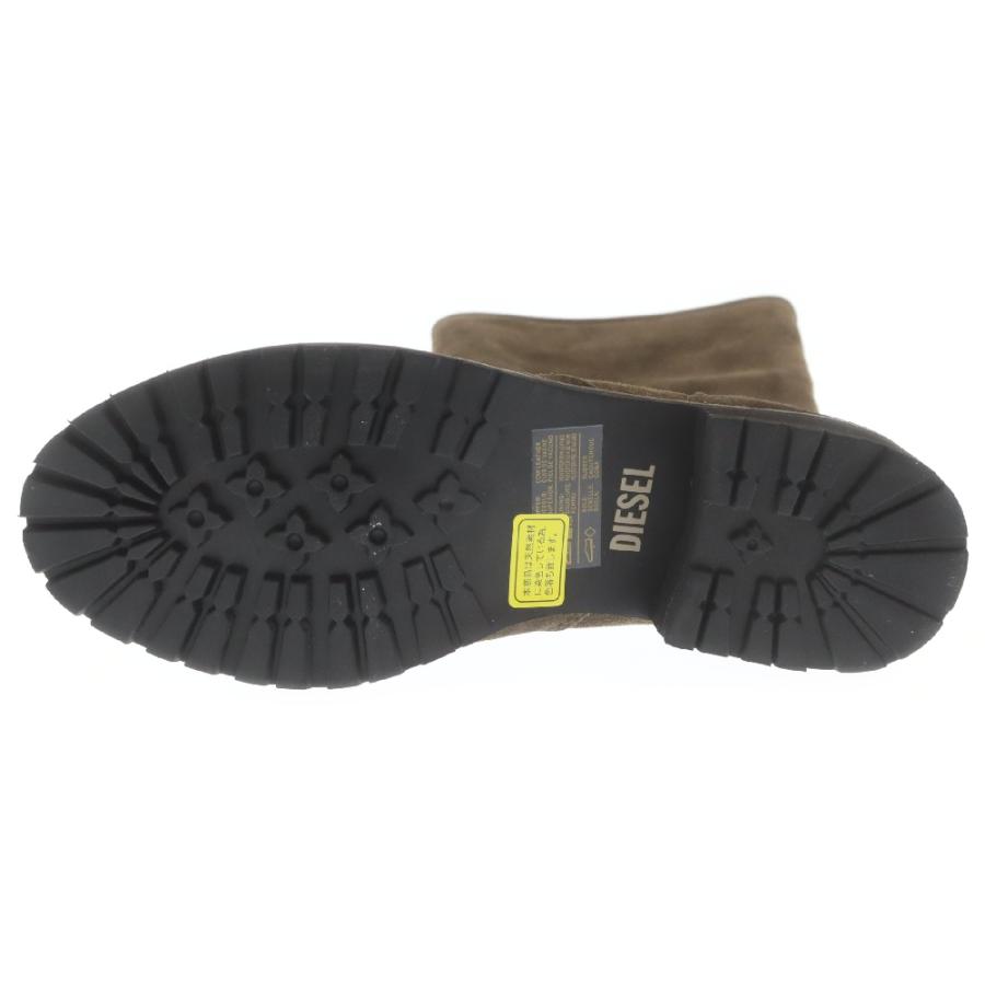 DIESELダークブラウン スエード ロングブーツ DIESEL（ディーゼル） スエードレザー ロングブーツ Y00563 PR047