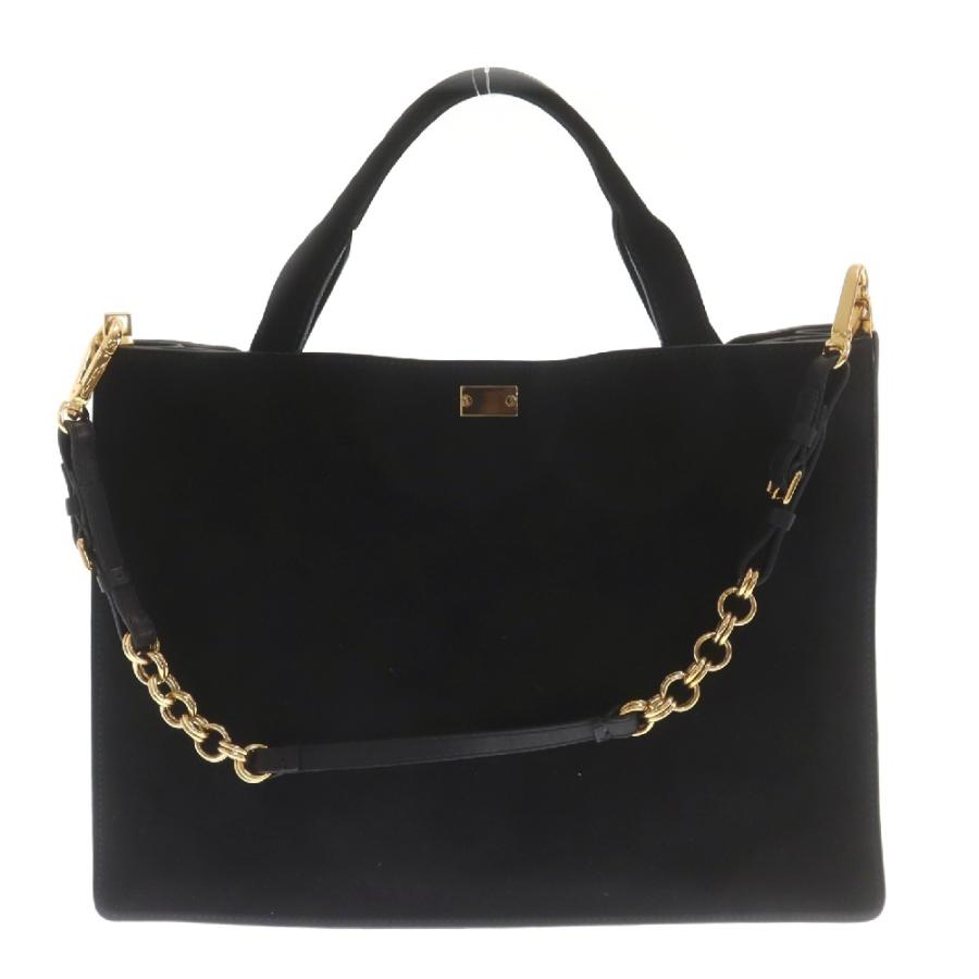 MARNI マルニ ゴールドチェーンショルダー スエードレザー 2WAY トート 