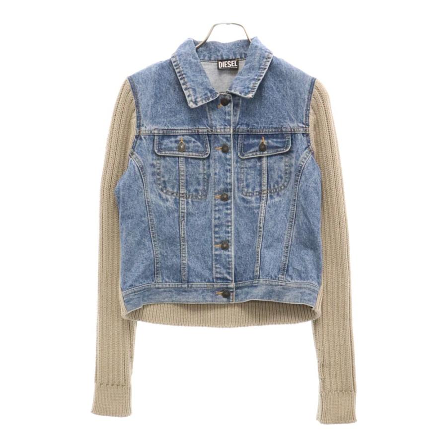 DIESEL ディーゼル ニット切替 ウォッシュ加工 デニムジャケット A07070 インディゴ レディース : 2124h190008 : BRING Yahoo!ショップ - 通販 - Yahoo!ショッピング DIESEL ディーゼル ニット切替 ウォッシュ加工 デニムジャケット A07070 インディゴ レディース : 2124h190008 : BRING Yahoo!ショップ - 通販 - Yahoo!ショッピング