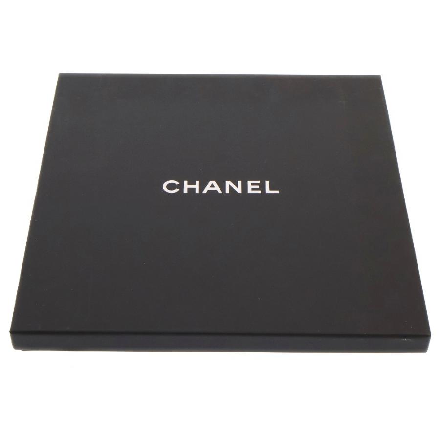 CHANEL シャネル ココマーク 総柄 大判 スカーフ アイボリー/ブラック 