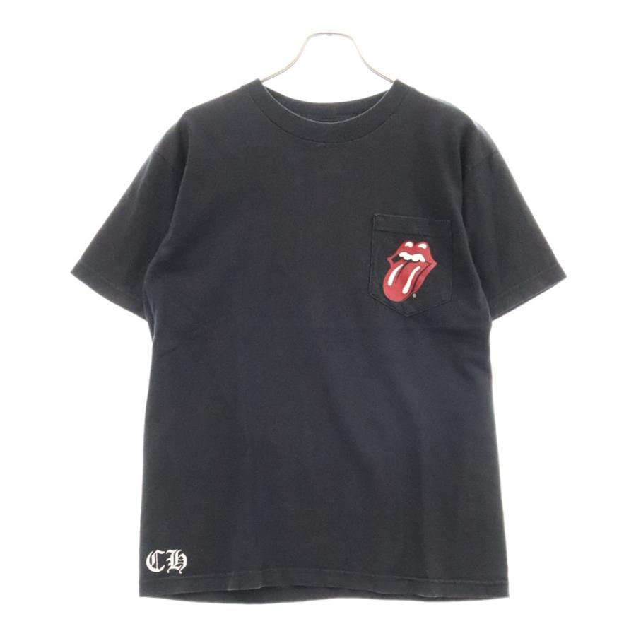 CHROME HEARTS クロムハーツ × The Rolling Stones Lip And Tongue Tee 
