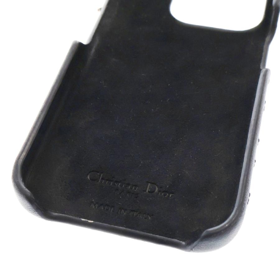 DIOR カナージュiPhoneケース　15Pro レディディオール　ブラック Christian Dior（クリスチャン・ディオール） Lady Dior iPhone 15 Pro