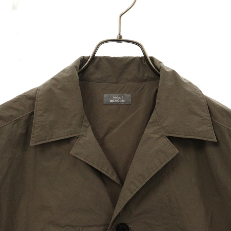 kolor BEACON カラービーコン 24SS OVER DYE SHIRT オーバーサイズ半袖