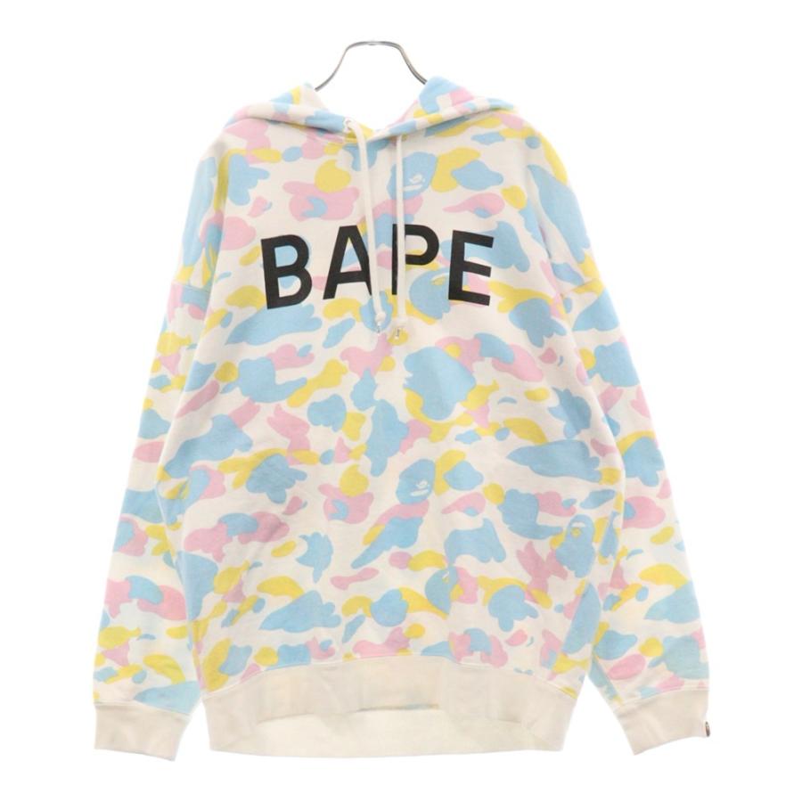 A BATHING APE アベイシングエイプ Multi Camo Cotton Pullover Hoodie 