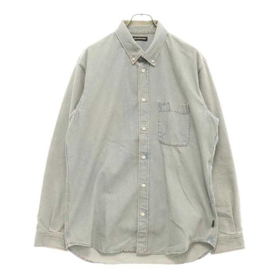 BALENCIAGA バレンシアガ 19SS バック ロゴ オーバーサイズ デニム 