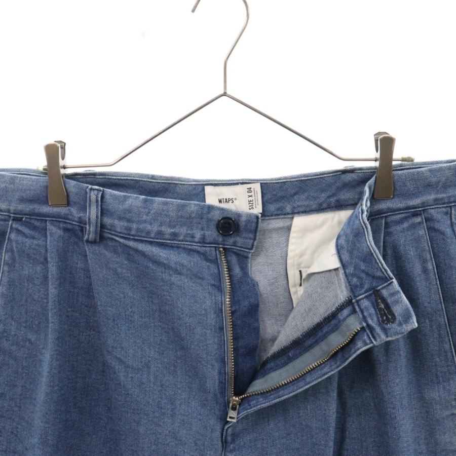 WTAPS コットンツイル トラウザーパンツ 2タックパンツ 02 ブルー
