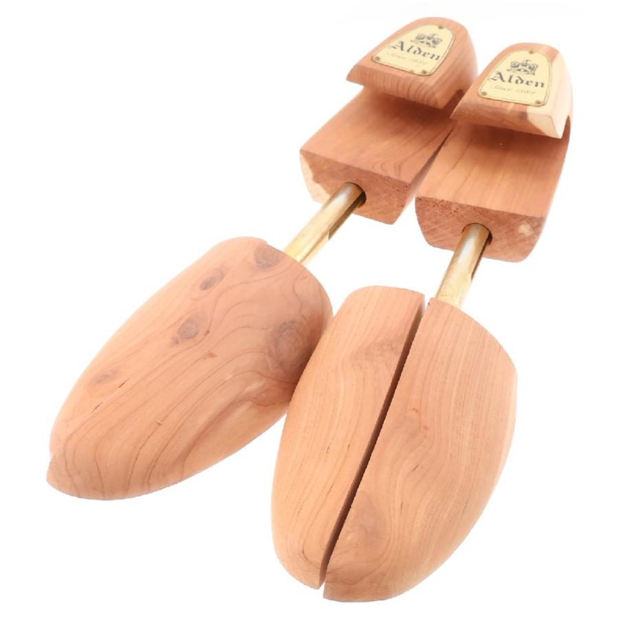 alden vチップ コードバン シューツリー付