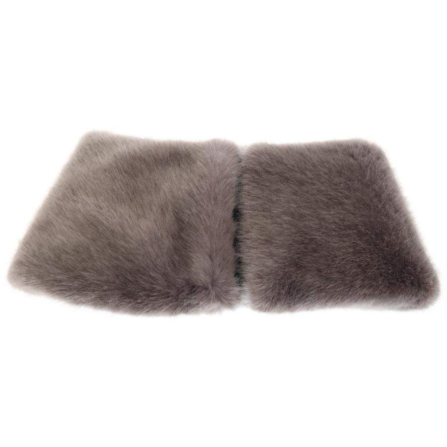 LOEWE（ロエベ） 23AW FAUX FUR ネックマフラー グレー H526Y10W21