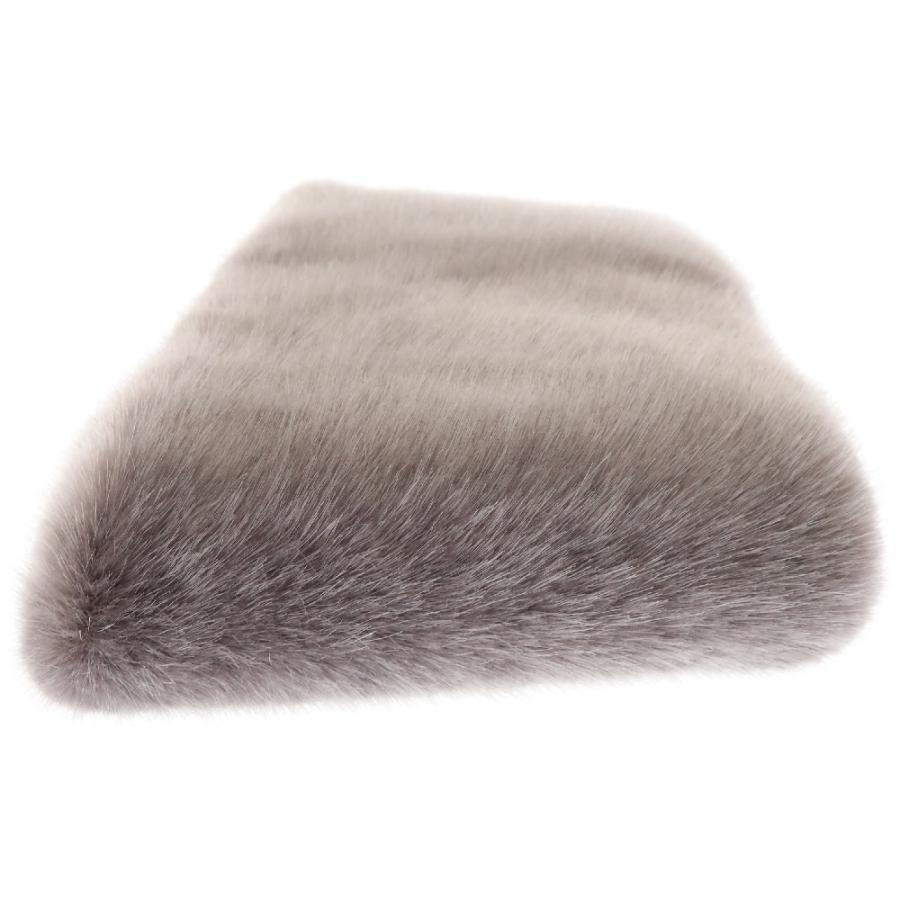 ［美品］LOEWE グレー ウール マフラー　グレー LOEWE ウールマフラー グレー系 LOEWE グレー マフラー ウール混合