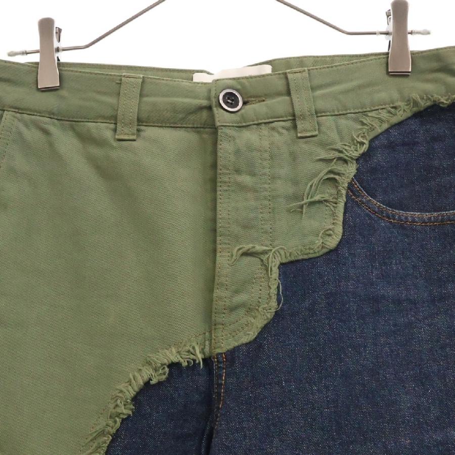 LOEWE ロエベ 18AW Asymmetric Cargo Jean Trousers LOEWE ロエベ 18AW Asymmetric Cargo Jean Trousers
