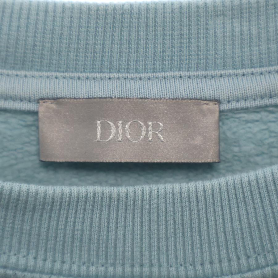 DIOR ディオール 23AW フロントロゴ刺繍 クルーネックスウェット