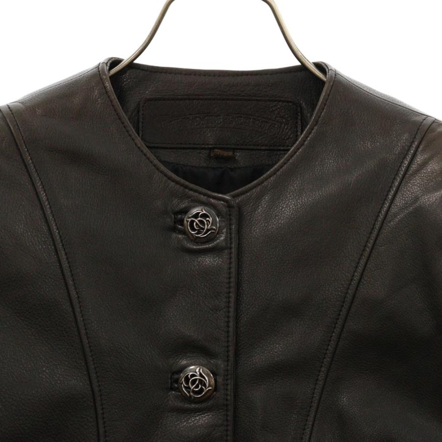 CHROME HEARTS（クロムハーツ） FLORAL フローラルボタン レザー