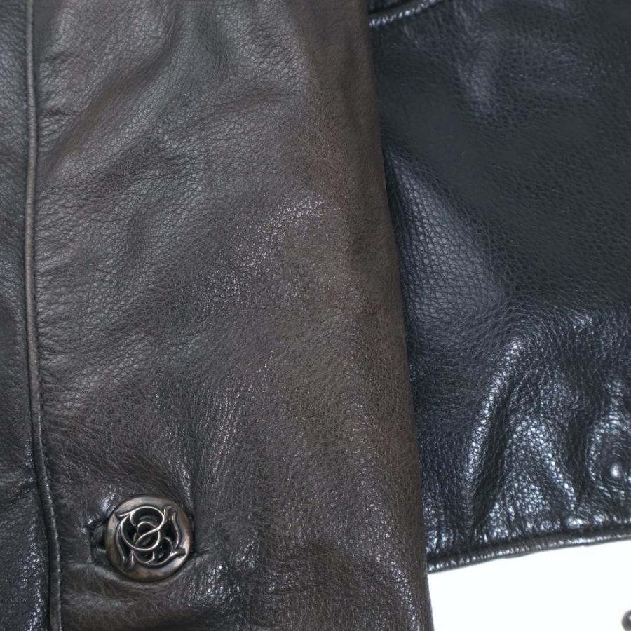 CHROME HEARTS（クロムハーツ） FLORAL フローラルボタン レザー
