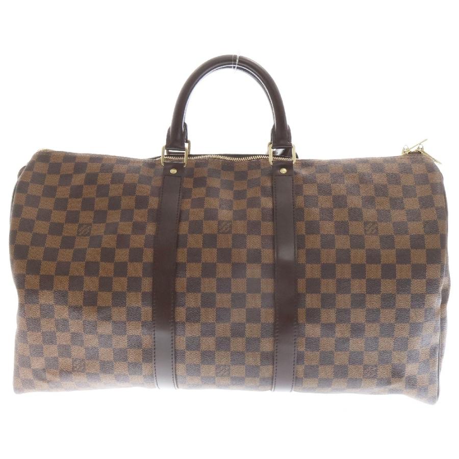 LOUIS VUITTON ルイヴィトン ダミエ キーポル50 ボストンバッグ