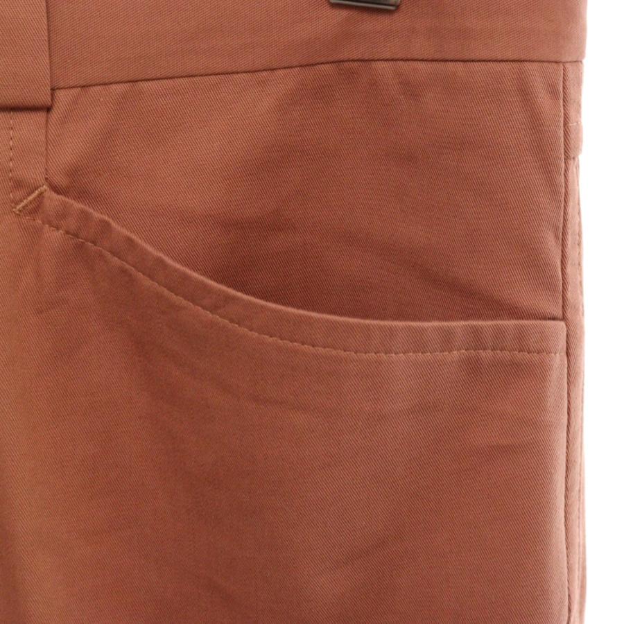 エルメス コットンスラックス HERMES エルメス コットン カラー スラックス パンツ ピンク