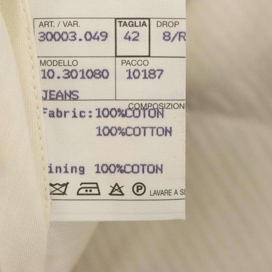 HERMES エルメス　スラックスパンツ　ホワイト イタリア製　 R HERMES エルメス スラックスパンツ ホワイト イタリア製 R