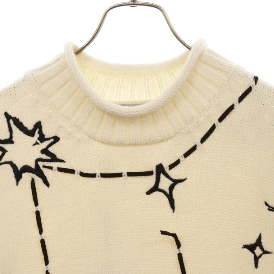 ディオール 23AW Concelation Embroidery Knit Sweater 星座ロゴ刺繍